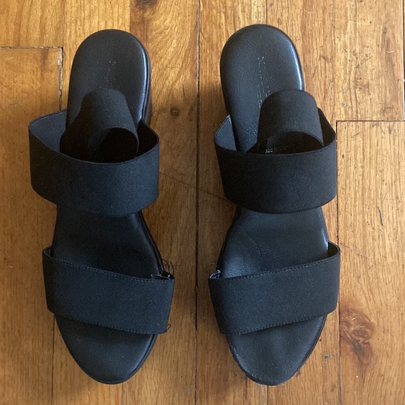 NR RAPISARDI BLACK PLATFORM SHOES - Picture 2 of 4